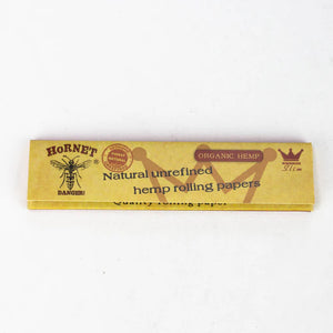Hornet Rolling Paper With Tips - Organic Hemp - King Size Slim