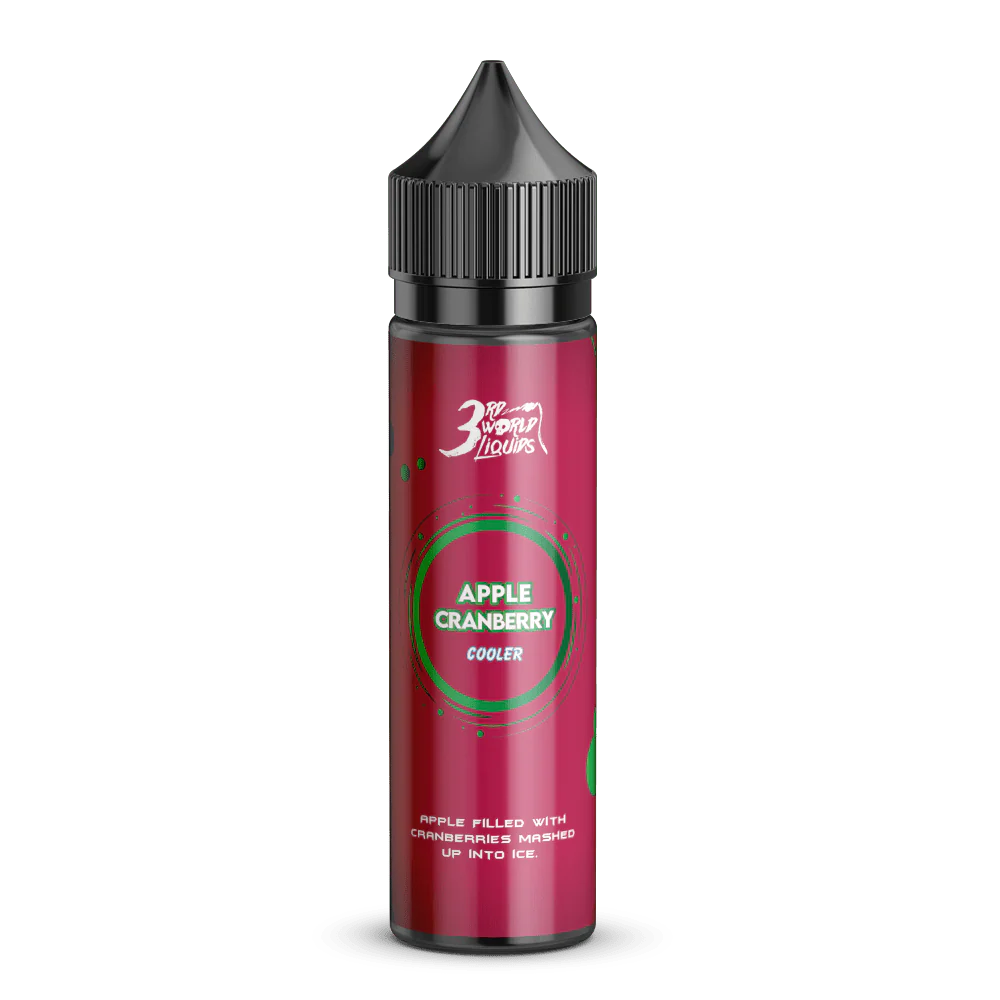 3rd World Liquids - Apple Cranberry Cooler MTL/Salt Nic Flavor Shot