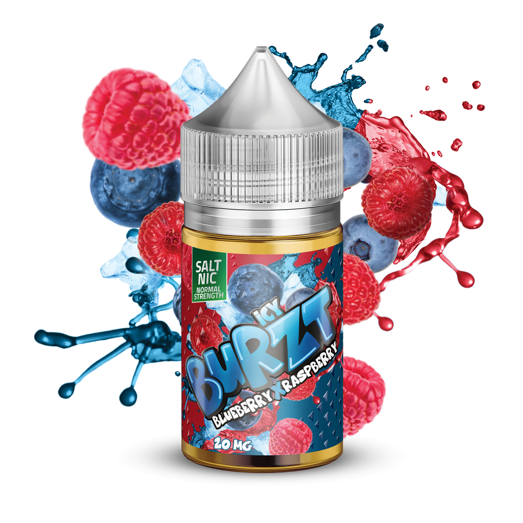 BURZT Saltnic – Blueberry Raspberry Ice - 30ml