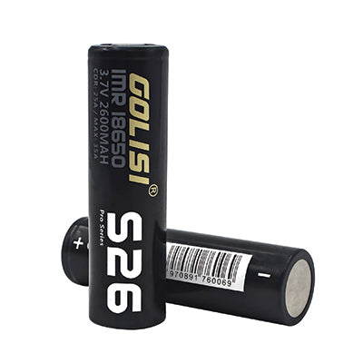 Golisi S26 18650 2600mah Battery 2x Pack