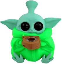 Load image into Gallery viewer, Silicone Yoda Bong
