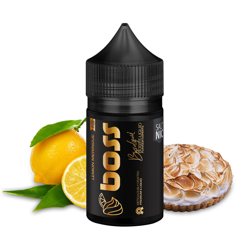 Boss E-Liquids Saltnic – Lemon Meringue - 50mg - 30ml