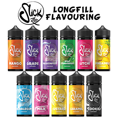 Slick Longfill Flavour Shots (30ml flavour shot in a 120ml bottle)