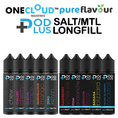 One Cloud Pod Plus Salt/MTL Aroma Longfill - 30ml Aroma in a 60ml bottle