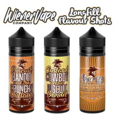 Wiener Vape - Longfill Flavour Shot - Long Fill - 30ml in 120ml Bottle