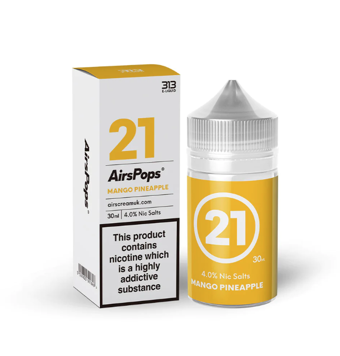 AirsPops E-liquids - No. 21 - Mango Pineapple - 4% - 30ml