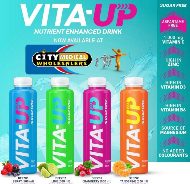 Vita-Up Sugar Free Nutrient Enhanced Drink 500ml