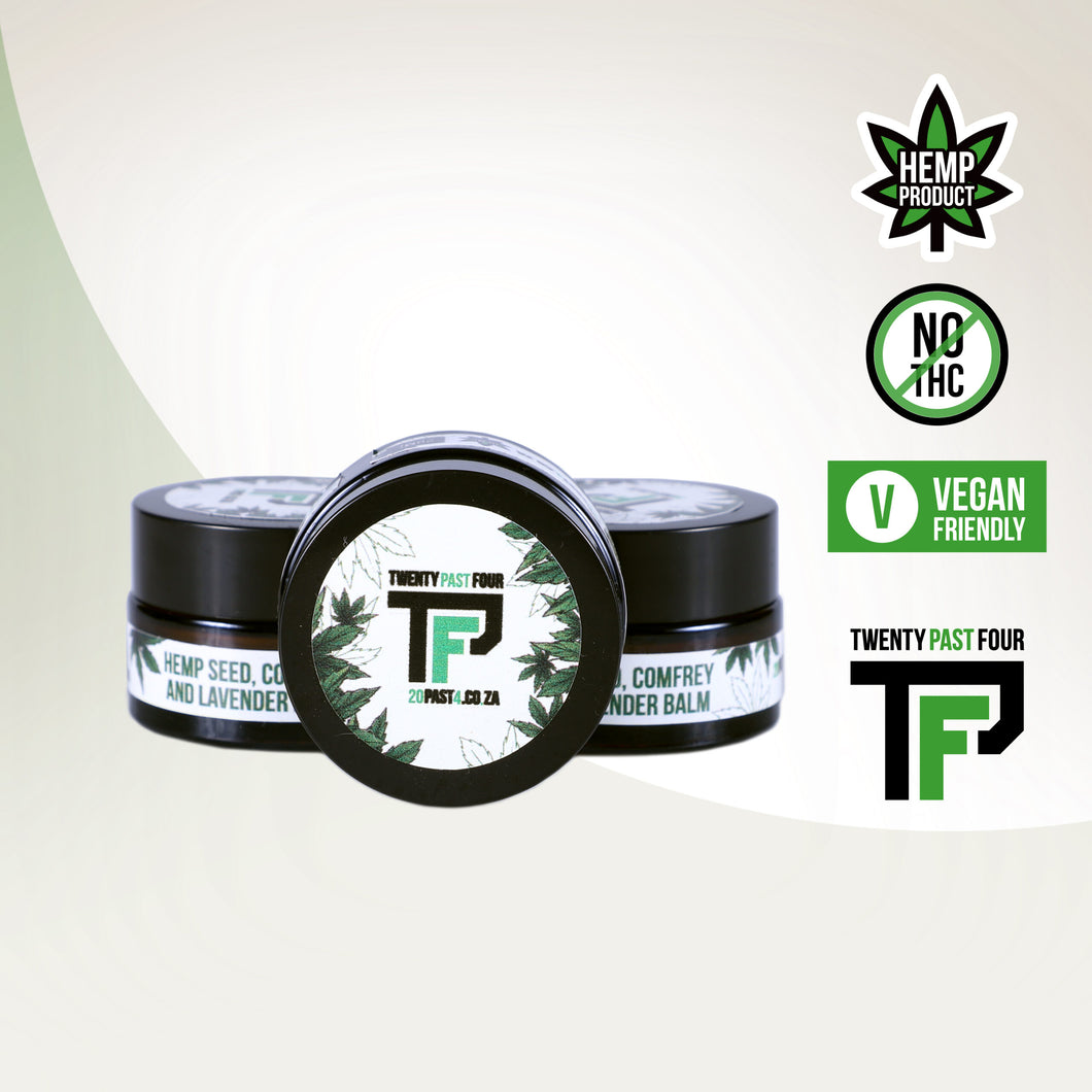 Hemp, Comfrey and Lavender Balm – 20ml
