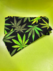 Cannabis Print Stash Bag