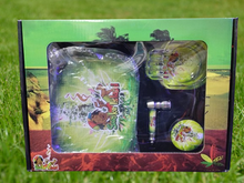 Load image into Gallery viewer, 4 Piece - Rolling Tray Herb Grinder Ashtray and Smoking Pipe
