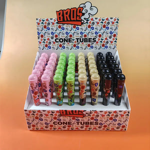 Bros Cone Tubes - Plastic Storage Tubes for Pre-Rolled Cones