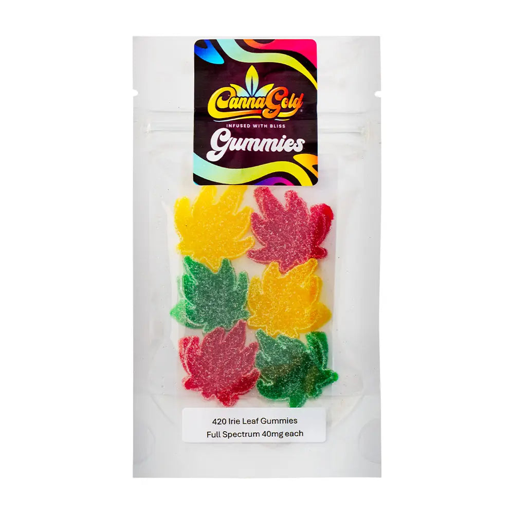 CannaGold - ‘420’ Irie Leaf Gummies Full Spectrum 240mg (6 x 40mg)