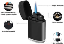 Load image into Gallery viewer, Zengaz ZL-3 Shark Mega Jet Turbo Flame Lighter- Pocket Lighter
