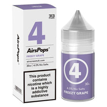 Load image into Gallery viewer, AirsPops 313 Nic/Salts 4% E-Liquids 30ml
