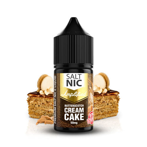 Amplified Saltnic – Butterscotch Cream Cake - 50mg - 30ml