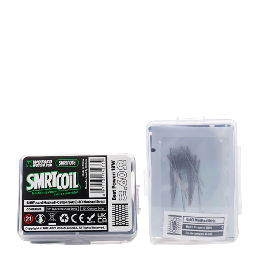 WOTOFO - SMRT Meshed - Cotton Set 0.6 ohm Strip