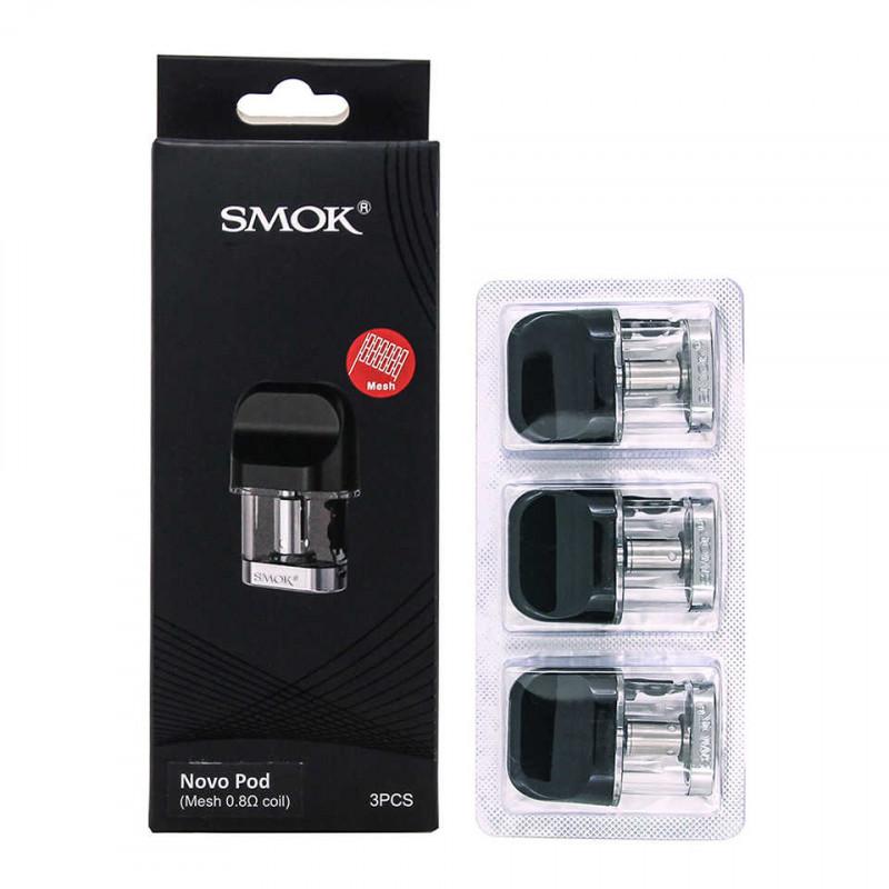 Smok – Novo 2 X, 2C, 2S, Novo 2 and Novo Mesh Pod Replacement MTL (Mesh 0.8 ohm) (each)