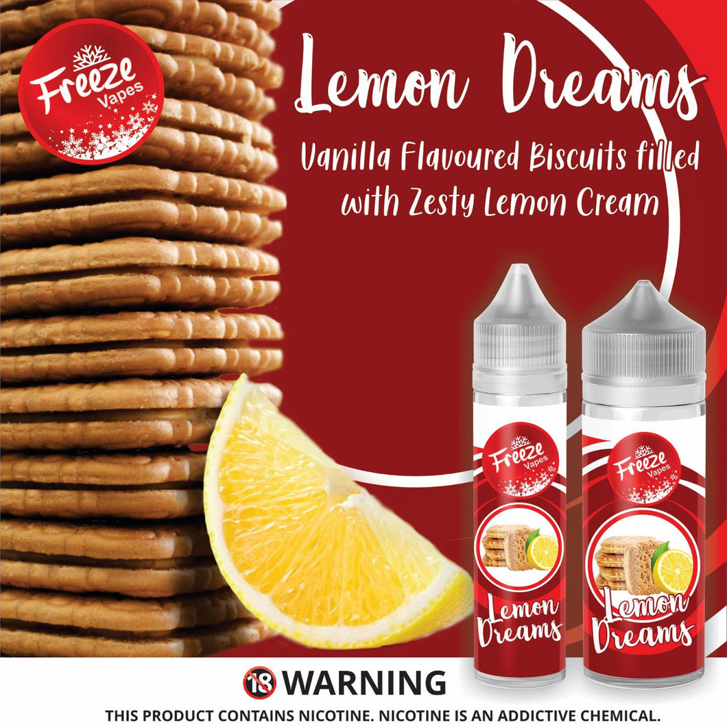 Freeze Vapes – Lemon Dreams - 3mg - 120ml