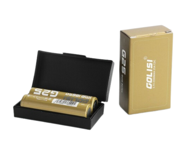 Golisi - G25 18650 Battery (2-Pack + Free Case!)