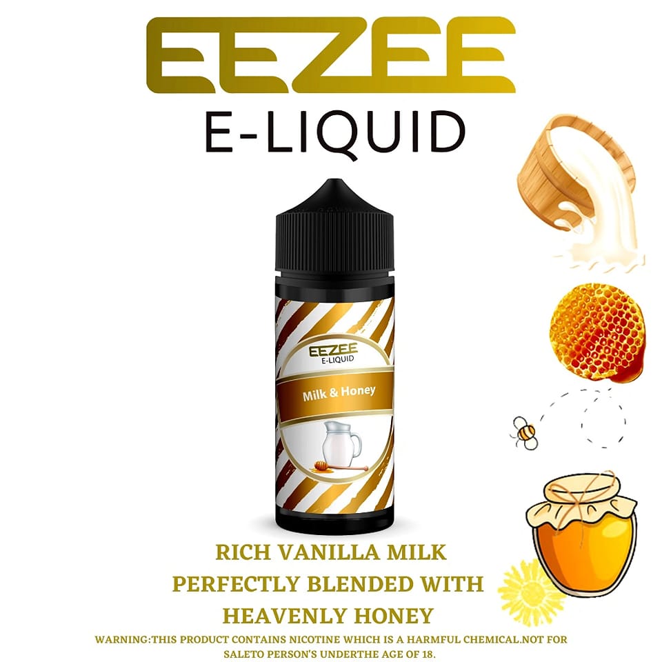EEZEE E-Liquid - Milk & Honey - 100ml