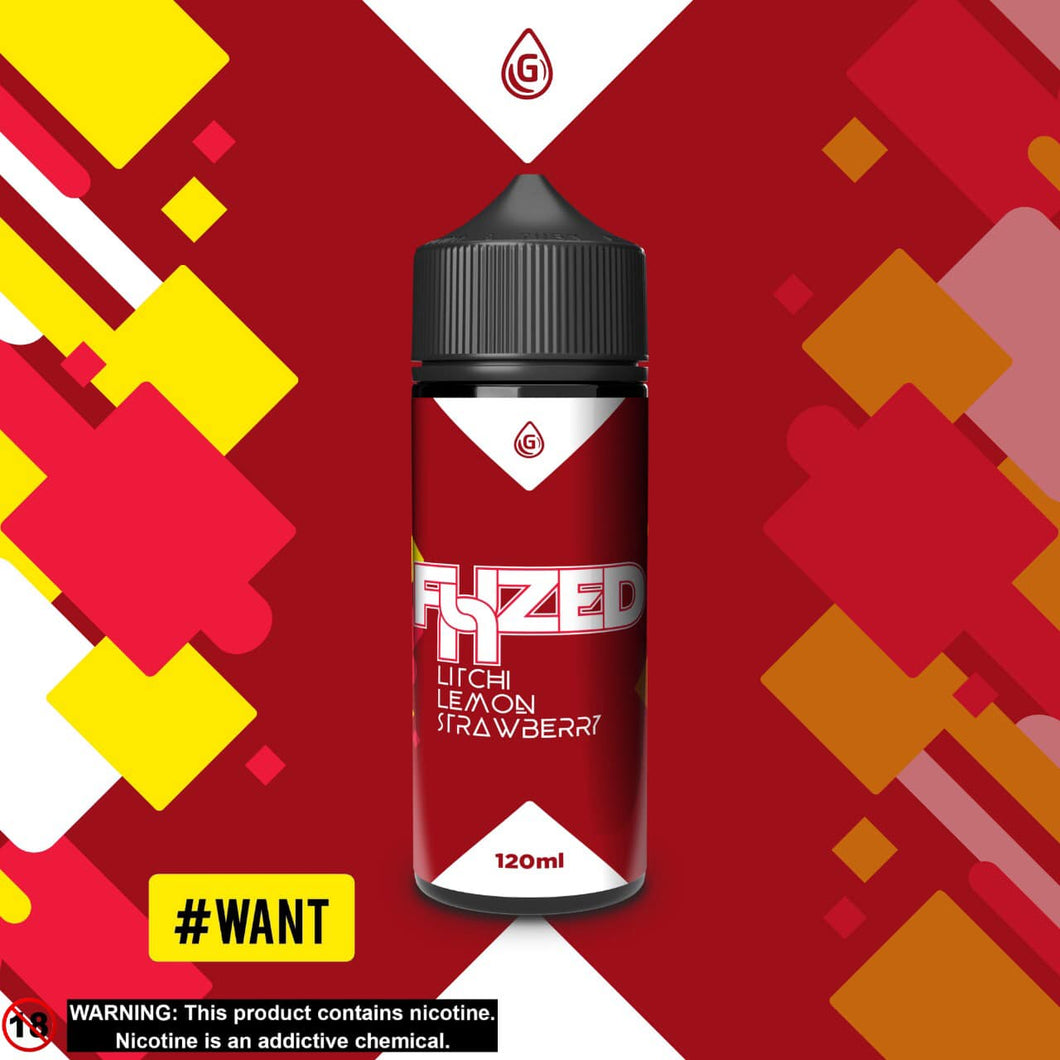 G Drops – Fuzed – Litchi Lemon Strawberry - 120ml