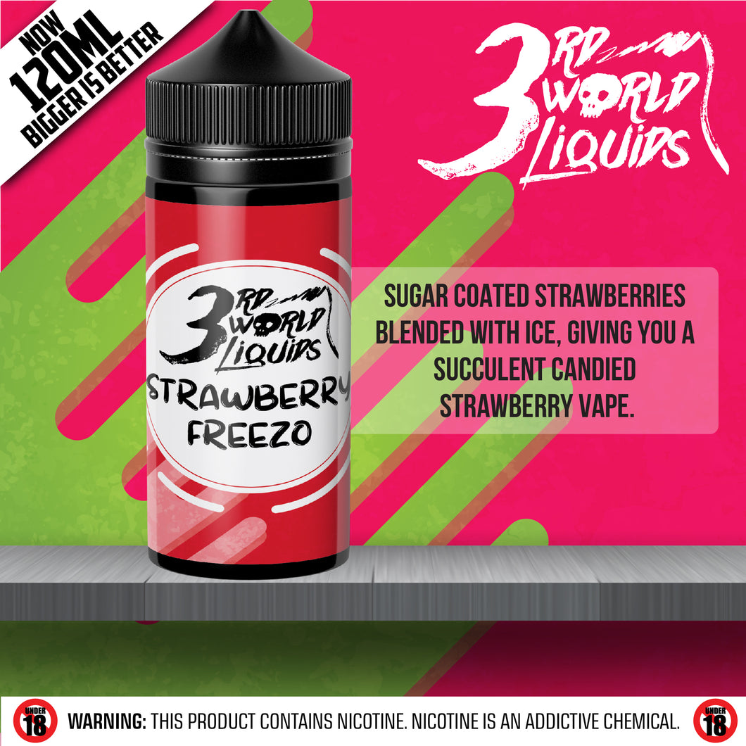 3rd World Liquids Strawberry Freezo 120ml