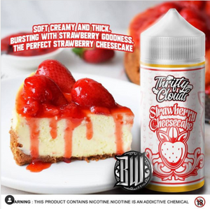 THRIFTY CLOUDS - STRAWBERRY CHEESECAKE - 100ML