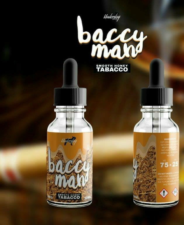 Baccy Man By Underdog Juice Co - 60ml - 3mg