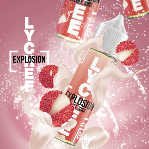 LYCHEE EXPLOSION - LYCHEE JUICE - 120ML