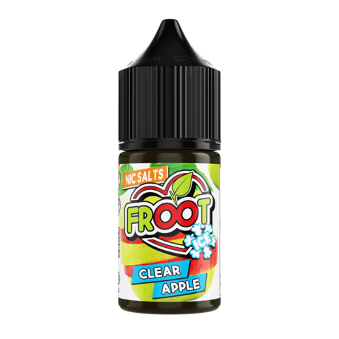 VAPOLOGY - CLEAR APPLE FROOT ICE SALTS - 30ML