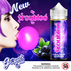 G-Spot Troubloo E-Liquid - Blueberry Tutti Frutti