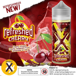 Project X E-Liquid - Refreshed Cherry - 120ml