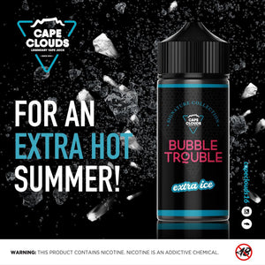 Cape Clouds - Bubble Trouble Extra Ice Nic Salt - 30ml - 25mg