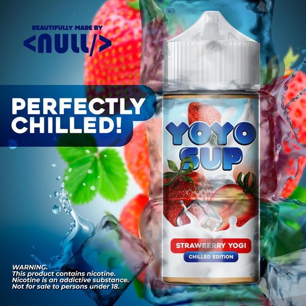 Null E-Liquid Yoyo Sup - Chilled Strawberry Yogi